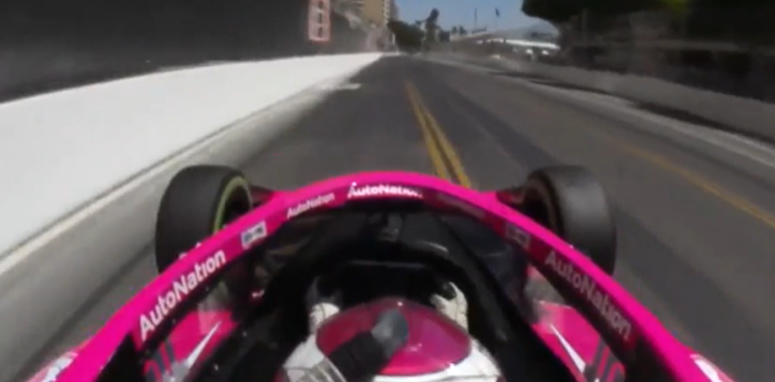 IndyCar: ¡Increíble cámara a bordo en Long Beach! el circuito donde correrá Canapino