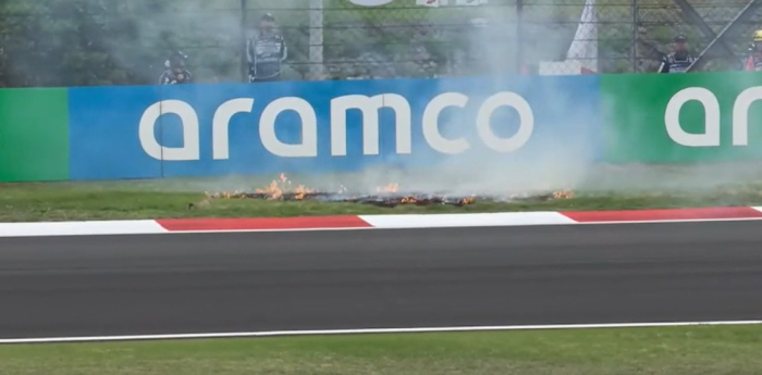 F1: un incendio en las afueras de la pista demoró la Qualy en China