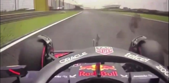 F1: Checo Pérez golpeó accidentalmente un pájaro con su Red Bull en el GP de China