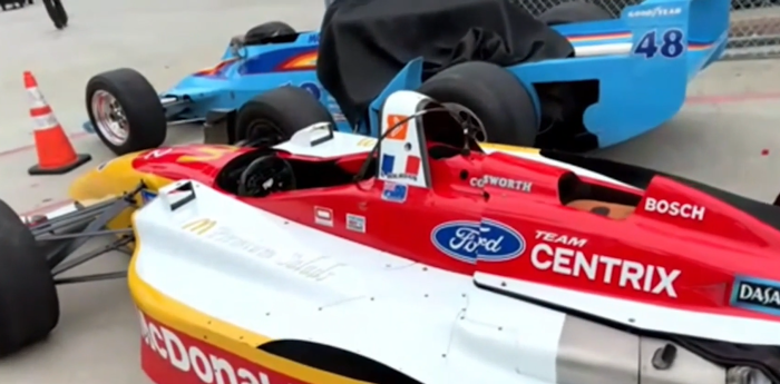 IndyCar: los autos históricos dijeron presente en Long Beach