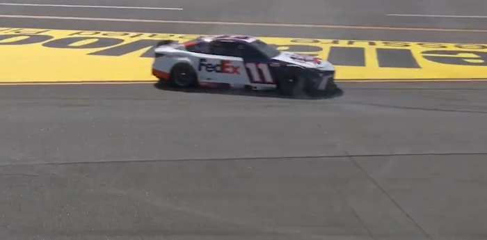 NASCAR: Hamlin perdió el control y protagonizó un trompo en Talladega