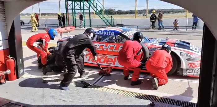 TC: ¡Desde adentro! Así se vivió el cambio de neumáticos en el box de Werner