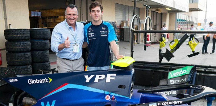 Colapinto felicitó a Globant por la llegada a la Fórmula 1