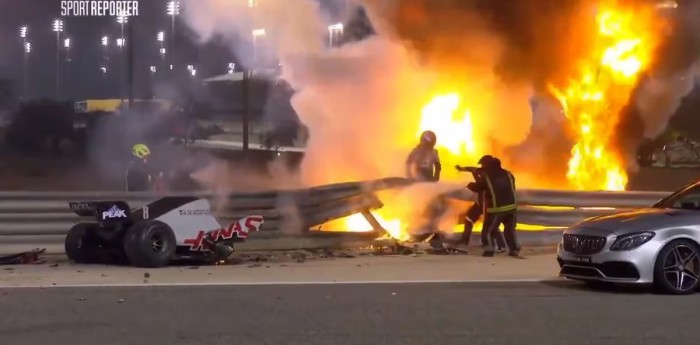 ¿Canapino se animó a preguntarle a Grosjean sobre su incidente en Bahrein con la F1?