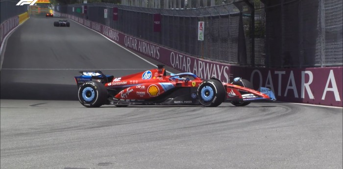 F1: así se vio desde la cámara on board el despiste de Charles Leclerc en Miami