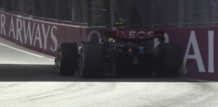 F1: Hamilton le pegó el paredón y quedó eliminado en la SQ2 de Miami
