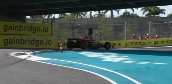 F1: el error que tuvo que corregir Verstappen en plena vuelta rápida