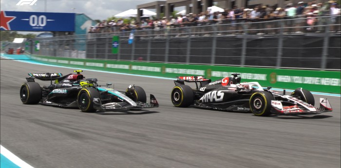 F1: Magnussen y Hamilton fueron al roce en el Sprint de Miami