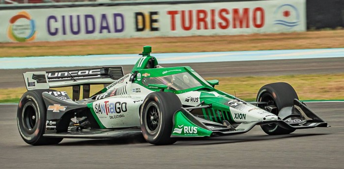 El día que Canapino aceleró un IndyCar en Termas de Río Hondo