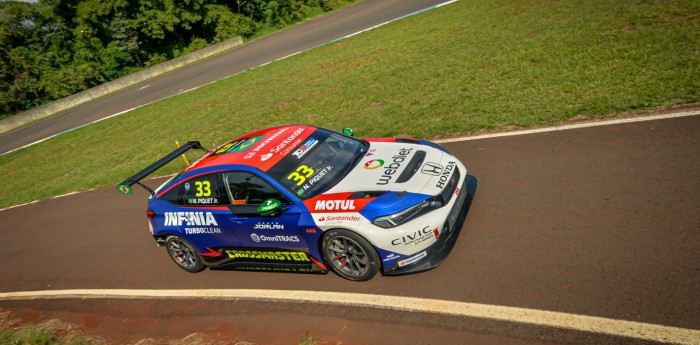 TCR South America: Nelsinho Piquet fue la referencia en el shakedown