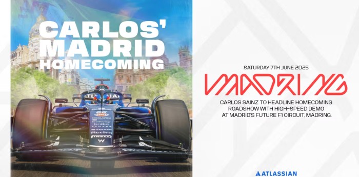 F1: Carlos Sainz hará una exhibición en el circuito Madring: "Es un sueño hecho realidad"