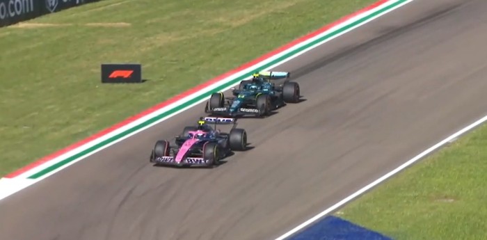 F1: Colapinto y Alonso protagonizaron un encontronazo en la FP2 en Imola