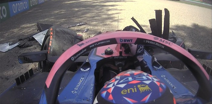 F1: en su primera qualy con Alpine, Colapinto sufrió un accidente y largará 15° el GP de Emilia-Romagna