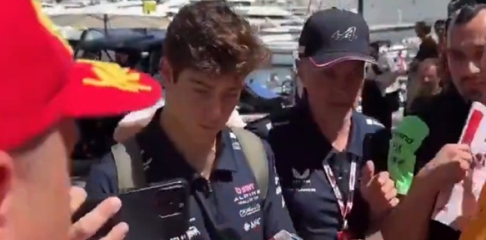 F1: ¡Hola Franco! Colapinto llegó al paddock acompañado de los fanáticos