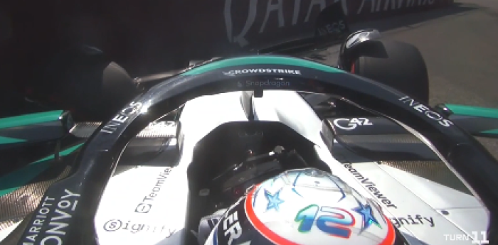 F1: Antonelli se pegó contra el muro y provocó la bandera roja en clasificación