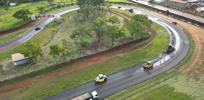 Posadas: Se terminó el reasfaltado del autódromo