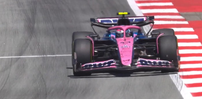 F1: Colapinto, a fondo con el Alpine en la FP1 del GP de España