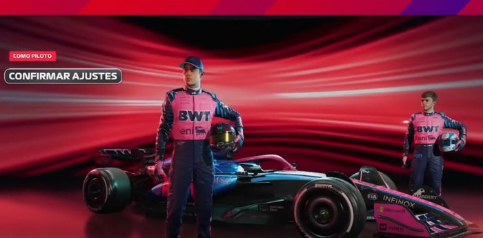Colapinto ya figura en el juego oficial de la Fórmula 1