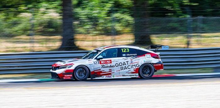 TCR WT: Montenegro, Guerrieri y Girolami, en el Top 10 en la 1ra final en Monza; Pernía abandonó