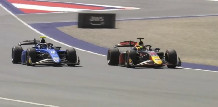 F1: ¡De 8° a 2°! Así fueron las últimas vueltas de Colapinto en Austria en la Fórmula 2