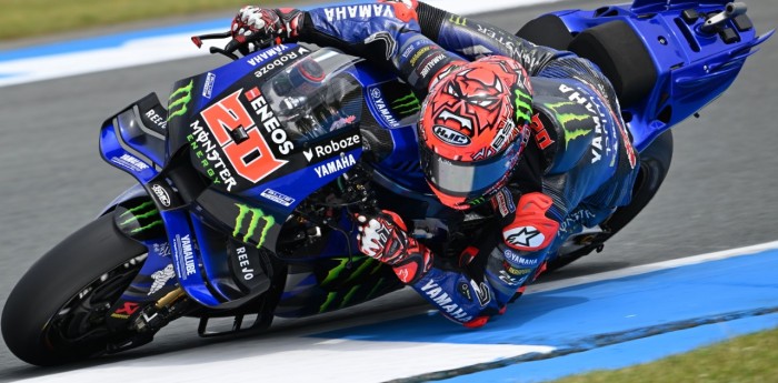 MotoGP: Quartararo lideró la caótica práctica clasificatoria en Países Bajos