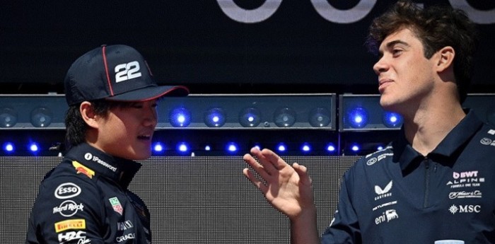 F1: el gesto de Tsunoda a Colapinto en boxes tras el toque en el GP de Austria