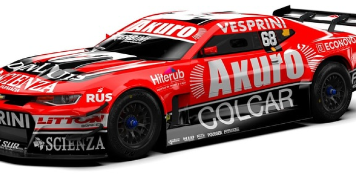 TC: ¡Colores renovados! Canapino mostró el nuevo diseño de su Chevrolet Camaro