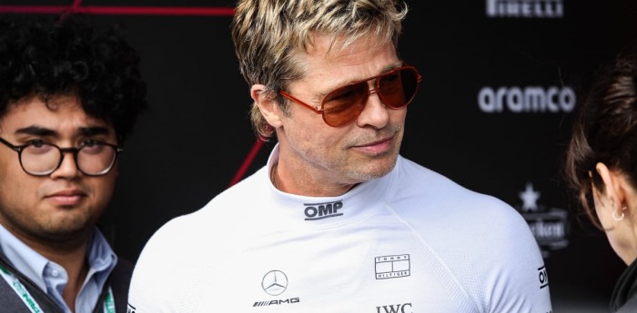 De Hollywood a la F1: Brad Pitt manejó el McLaren de Norris en Austin