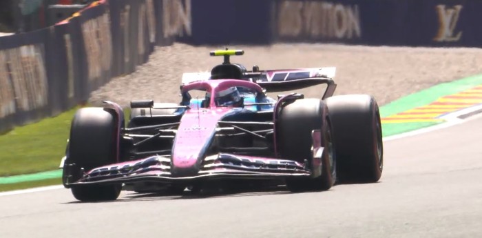 F1: así es una vuelta rápida de Colapinto en Spa-Francorchamps