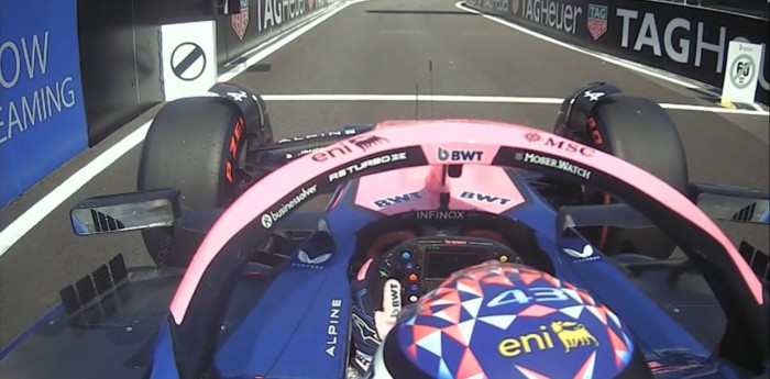 F1: así fue la largada de Colapinto desde el Pit Lane en el Sprint del GP de Bélgica