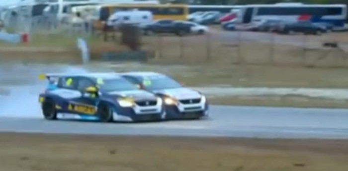 TCR South America: ¡Encontronazo! Cafaro y Hites se tocaron y quedaron fuera de la Qualy en El Pinar