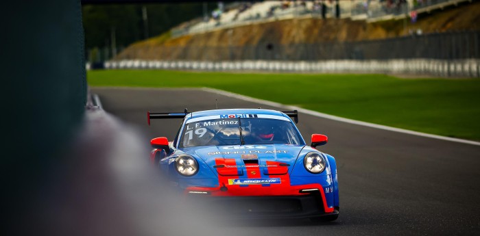 Porsche Supercup: Luciano Martínez vio la bandera a cuadros en Spa