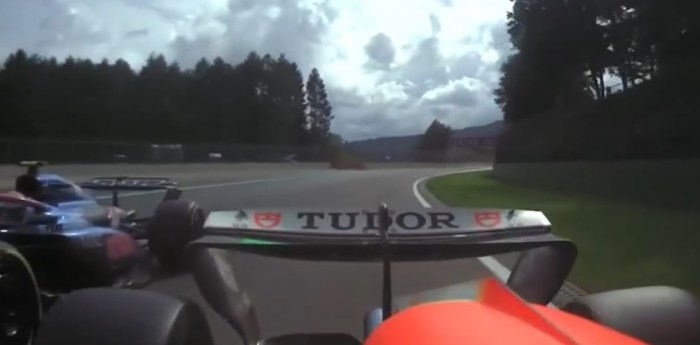 F1: la prolija maniobra de Colapinto para superar a Hadjar y avanzar en Spa