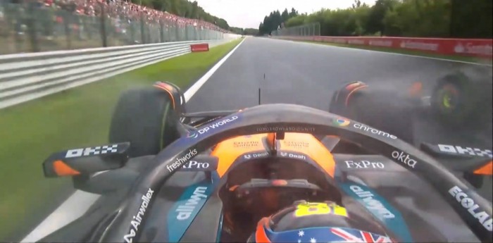 F1: ¡Desde adentro! El sobrepaso de Piastri a Norris que le dio la victoria en el GP de Bélgica