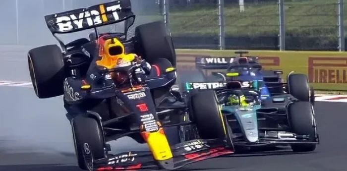 F1: el recordado incidente entre Hamilton y Verstappen en el GP de Hungría 2024