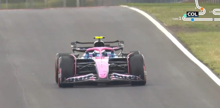 F1: así es una vuelta rápida de Franco Colapinto en el Hungaroring