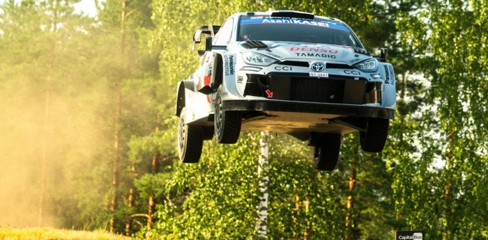 WRC: Rovanperä cerró el viernes como líder en Finlandia