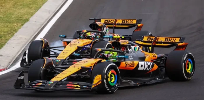 F1: el detalle que pasó desapercibido en la maniobra entre Norris y Piastri en el GP de Hungría