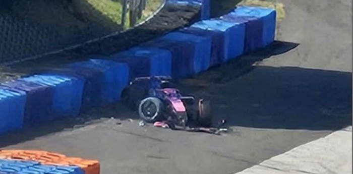 F1: Colapinto se golpeó en los test de Pirelli con el Alpine en Hungría