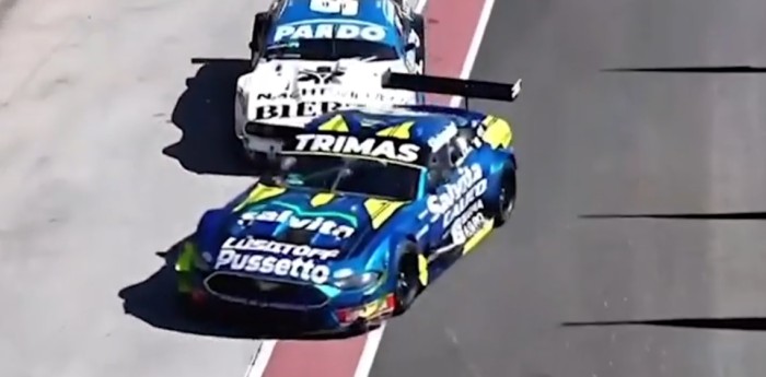 TC: De la Iglesia y Olmedo tuvieron toque en plena calle de boxes en San Juan