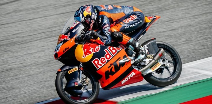 Moto3: ¡Orgullo argentino! Perrone se quedó con la pole en el GP de Austria