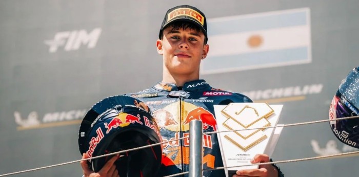 Valentín Perrone: "Vamos a ganar carreras este año y vamos a poner la bandera argentina en lo más alto"