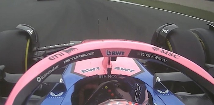 F1: así fue el toque entre Colapinto y Ocón en el GP de Países Bajos