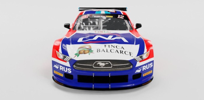Así será el Mustang de Ciantini para su debut en Estados Unidos