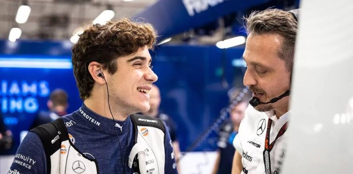 F1: así fue el festejo de Colapinto tras su histórico avance a Q3 en Azerbaiyán