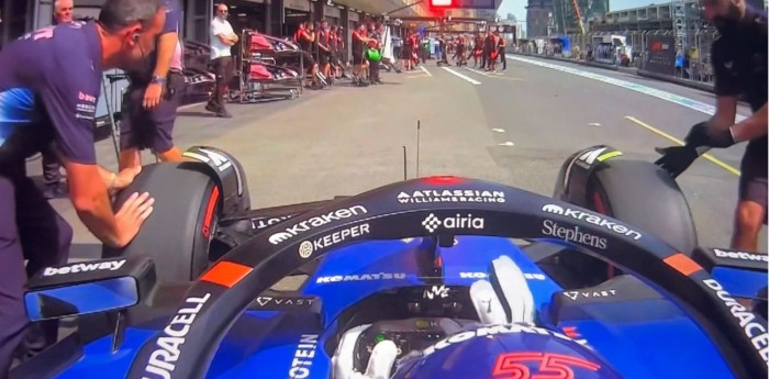 F1: ¡A lo Colapinto! Sainz protagonizó un blooper al confundir el box de Williams con Alpine