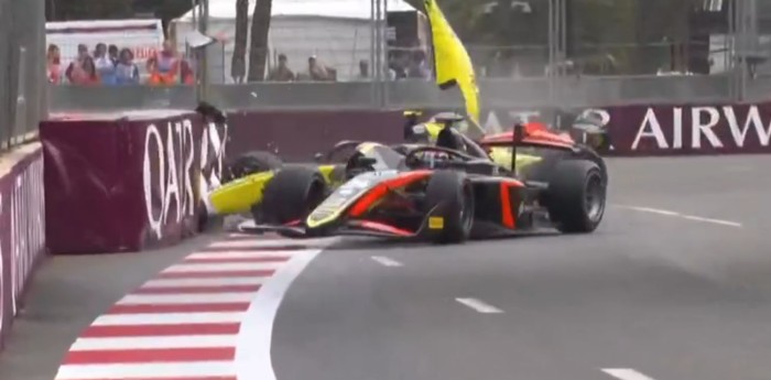 Una imprudencia generó un fuerte choque en la F2