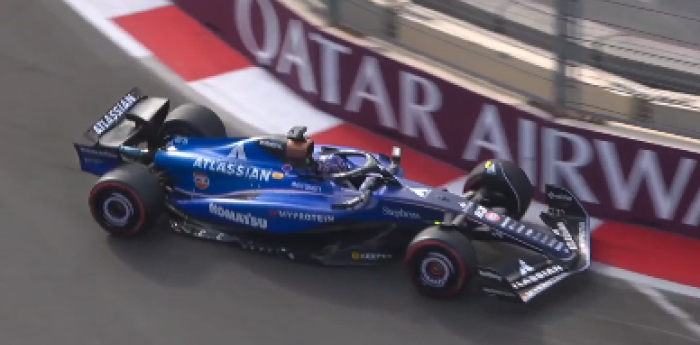 F1: el golpe que provocó la bandera roja en la clasificación del GP de Azerbaiyán