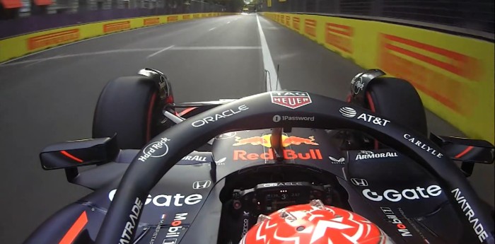 F1: ¡Al límite! La vuelta con la que Verstappen hizo la pole en Azerbaiyán