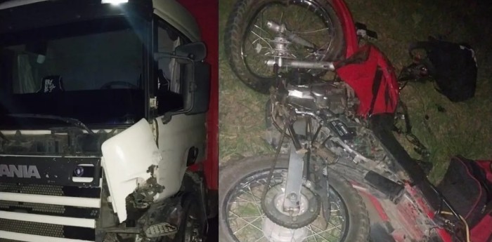 Tragedia en Entre Ríos: murió un motociclista de 65 años tras chocar contra un camión en Ruta 11